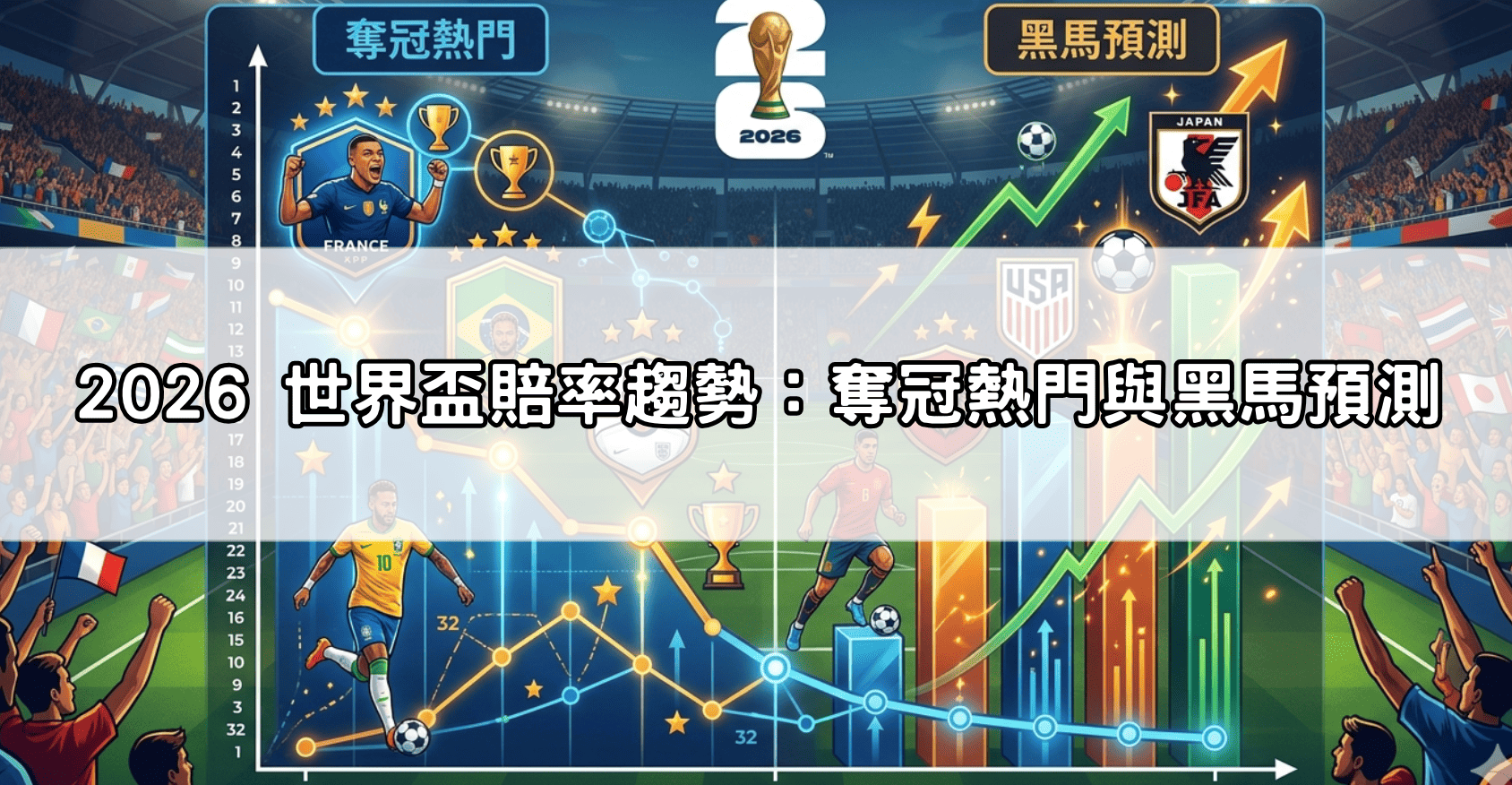 2026 世界盃賠率趨勢:奪冠熱門與黑馬預測